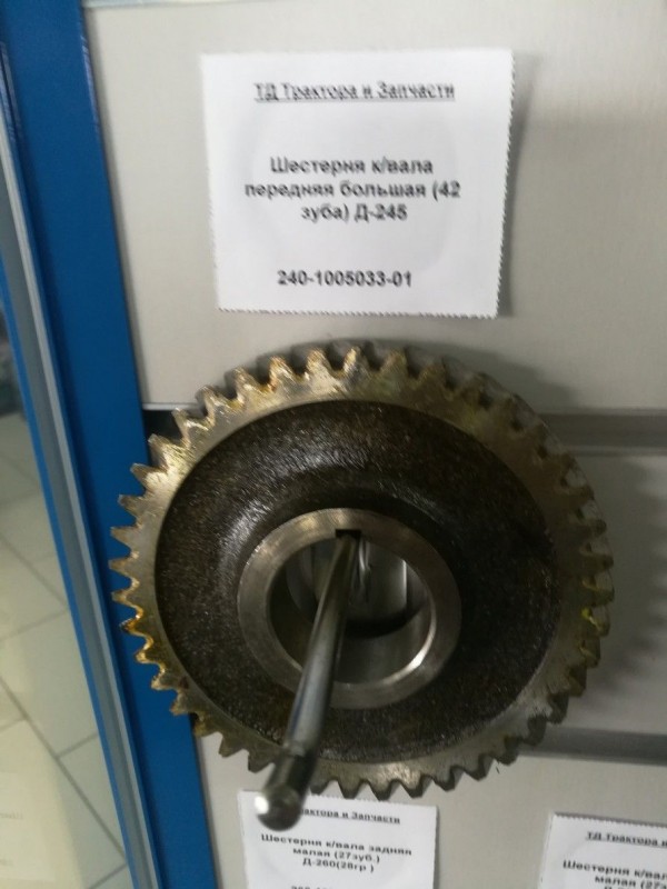 Шестерня к/вала передняя большая (42 зуба) Д-245 — 2