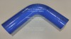 Патрубок силиконовый радиатора верхний D-38 70-1303001 (синий), миниатюра — 1